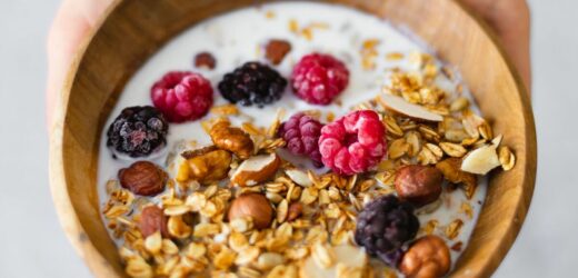 Healthy air fryer granola takes 15 minutes to make and keeps for three weeks