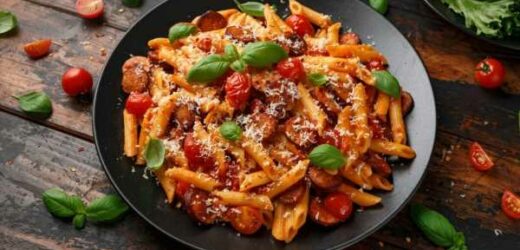 ‘Speedy’ sausage pasta takes just five minutes to prepare